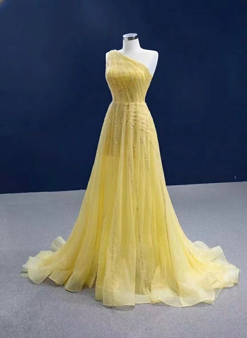 One shoulder sleeveless court length sequin party dress