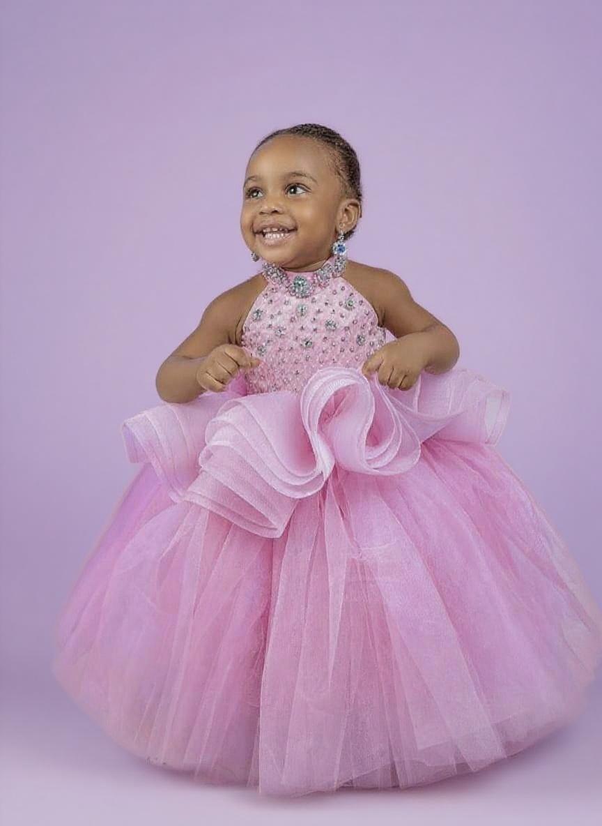 Cute sleeveless baby dress